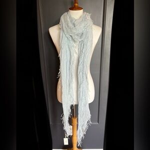 New Auth Chan Luu Cashmere and Silk Scarf Color: Ice Flow